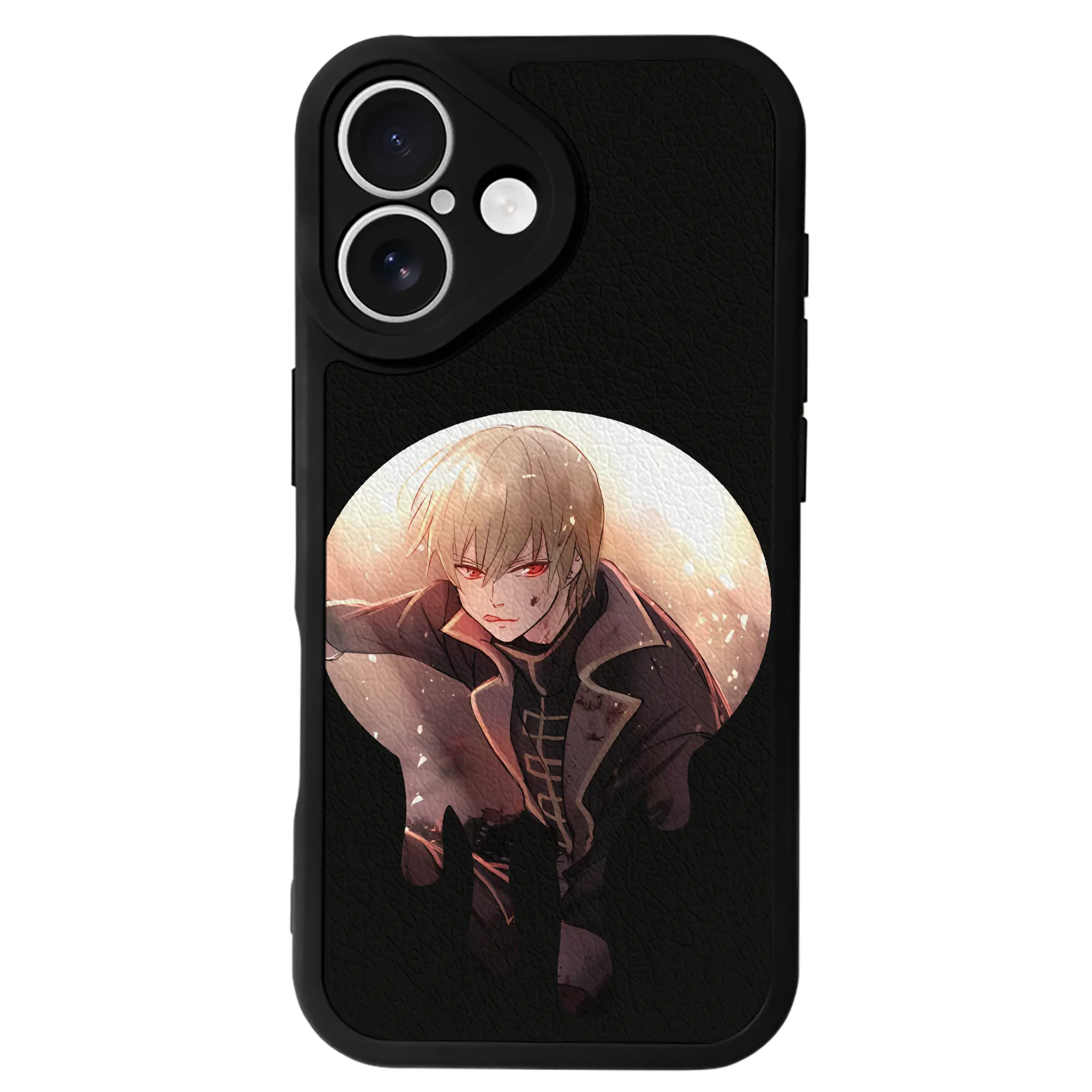 銀魂 グッズ 沖田 総悟 - IPhone 16シリーズ対応 ・ シリコンスマホケース ・ レザー調 ・ 高精度フィット ・ 耐衝撃 ・ ワイヤレス充電対応 ・ 精密カット